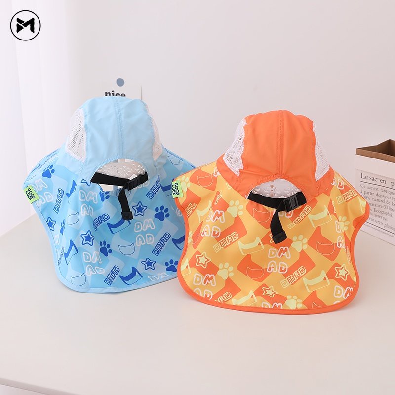 Mũ Và Khăn Choàng Chống Nắng Chống Tia UV Mẫu Mới Năm 2023 Cho Bé Gái (3-10 Tuổi)