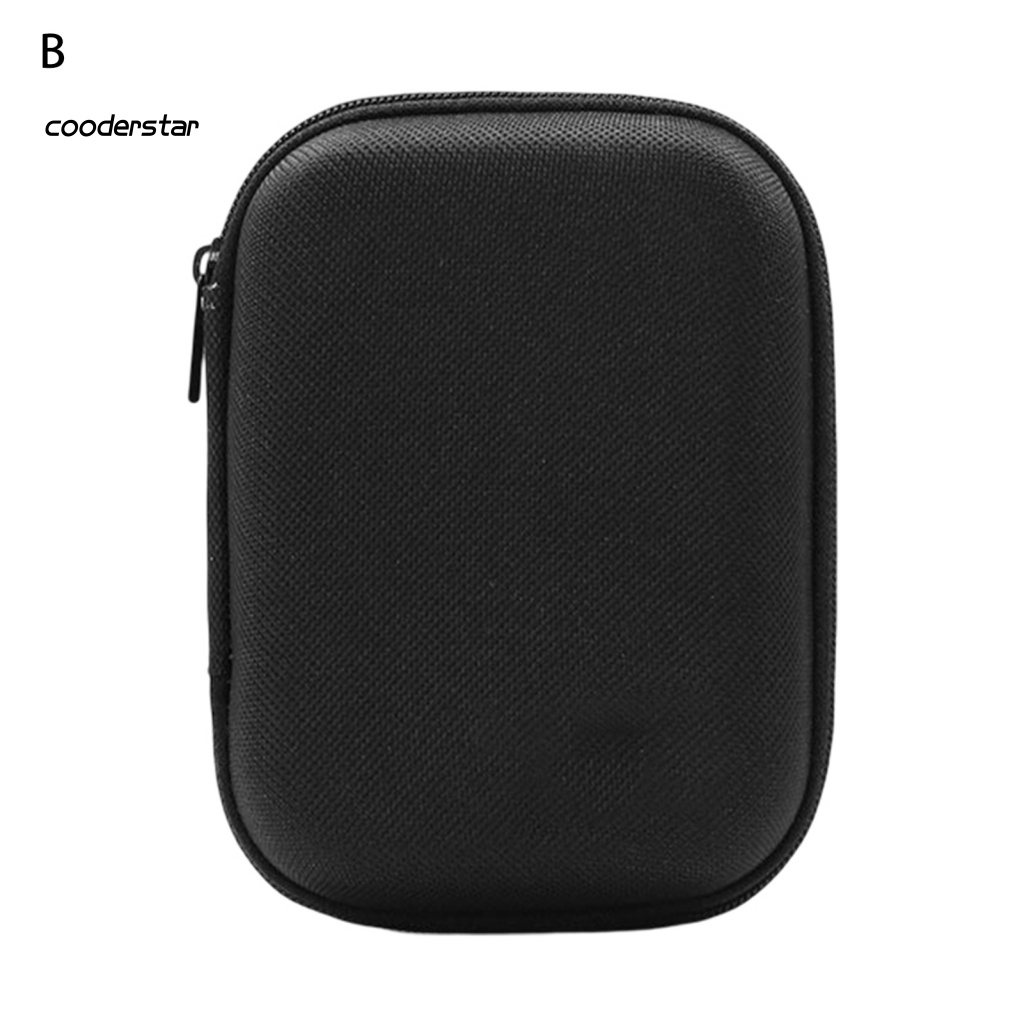 Túi Lưới Tròn / Vuông / Chữ Nhật Bằng EVA Cứng Đựng Dây Cáp Tai Nghe Cho Du Lịch