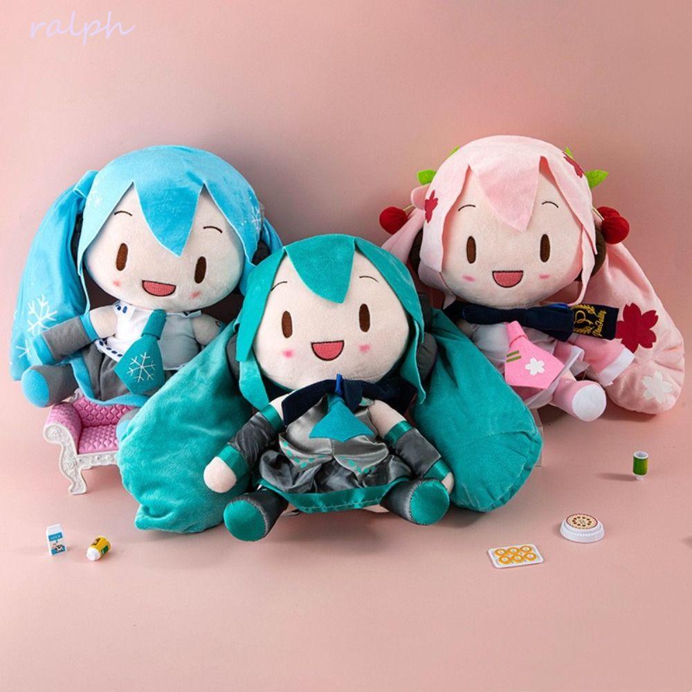 Thú Nhồi Bông Hình Hatsune Miku 32cm Mềm Mại Đáng Yêu