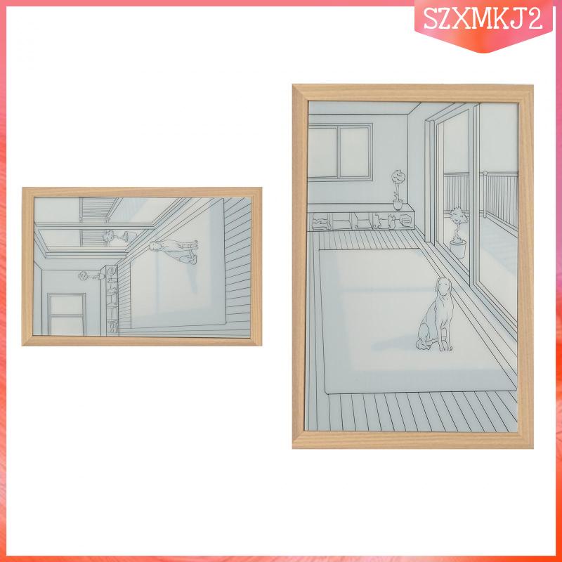 [szxmkj2] Poster Trang Trí Phòng Khách Phòng Ngủ Kích Thước 16cmx21cm