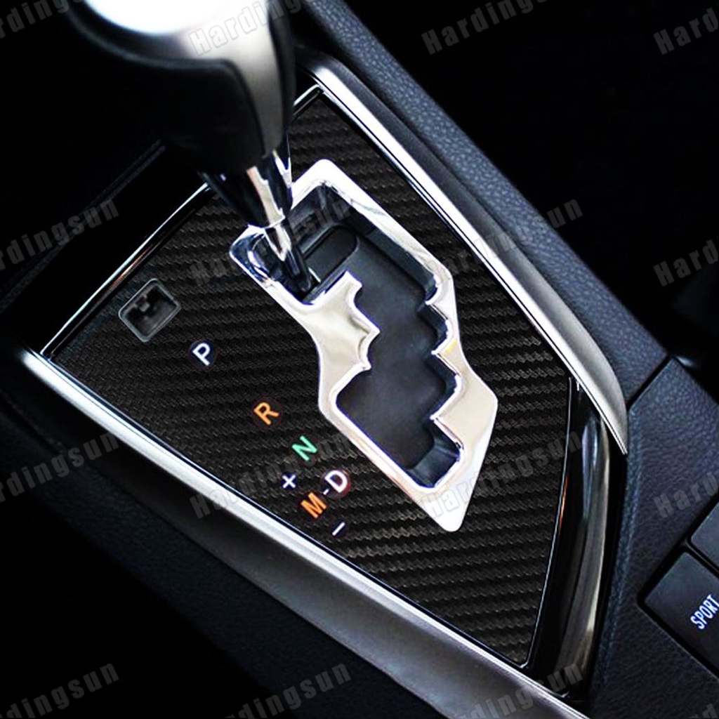 1 Miếng Dán Sợi Carbon Bảo Vệ Bảng Điều Khiển Cần Số Xe Hơi Toyota Corolla altis