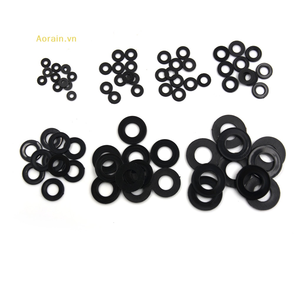 Vòng Đệm Bằng Nhựa Neoprene Dày Màu Đen Cho M3 M4 M5 M6 M8 M10 M12 Đồng Hồ Đeo Tay Thời Trang Thanh Lịch Cho Nữ