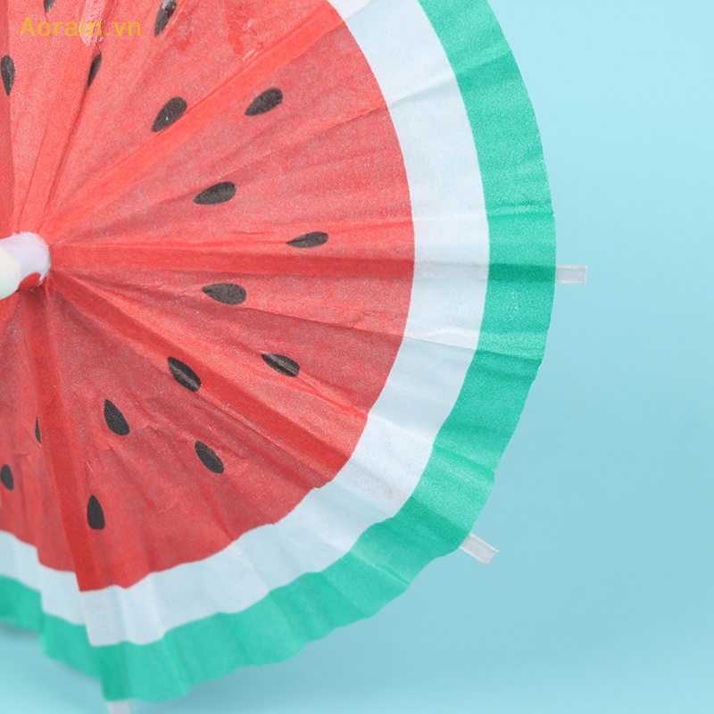 Set 50 Dù Trang Trí Cocktail / Trái Cây / Món Tráng Miệng