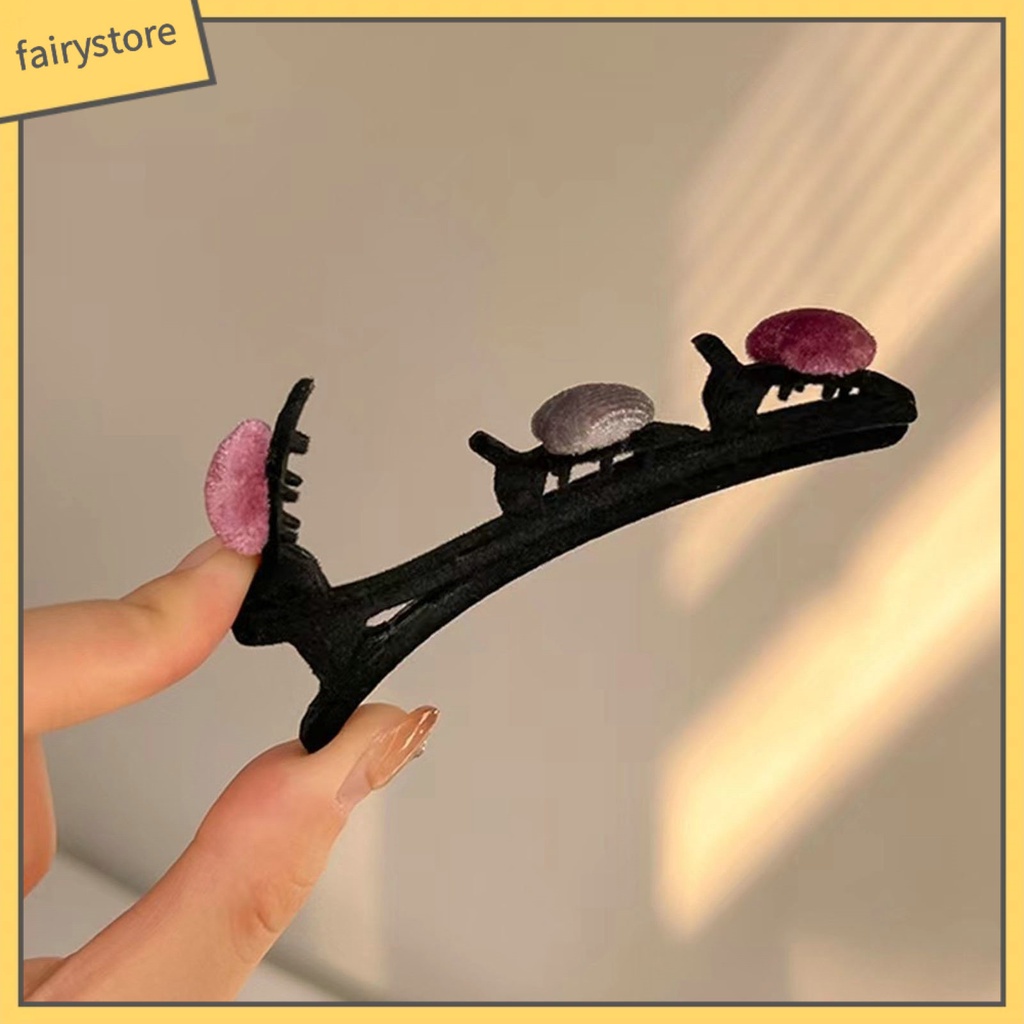 Kẹp Tóc Hai Lớp Trang Trí Trái Tim Đơn Giản Thanh Lịch Cho Nữ