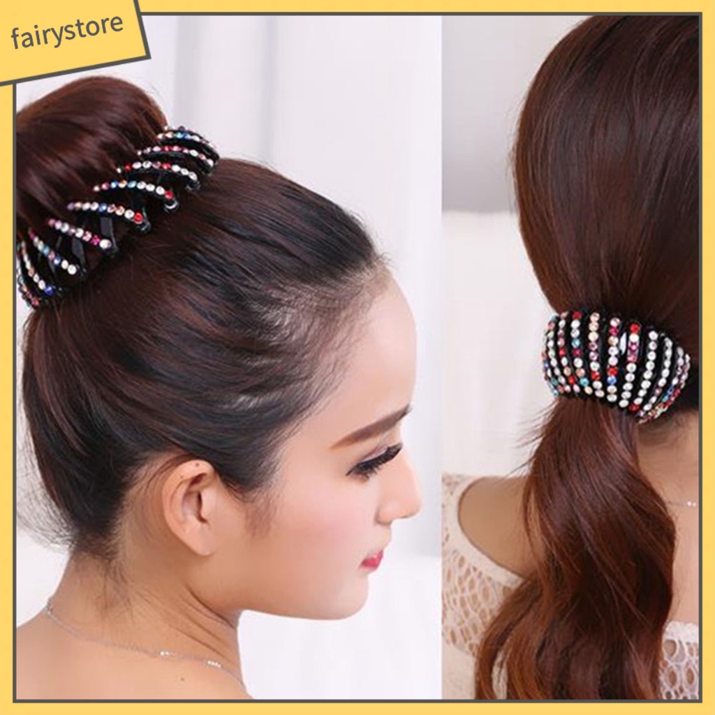 Băng Đô Cài Tóc Hình Tổ Chim Chống Trượt Linh Hoạt