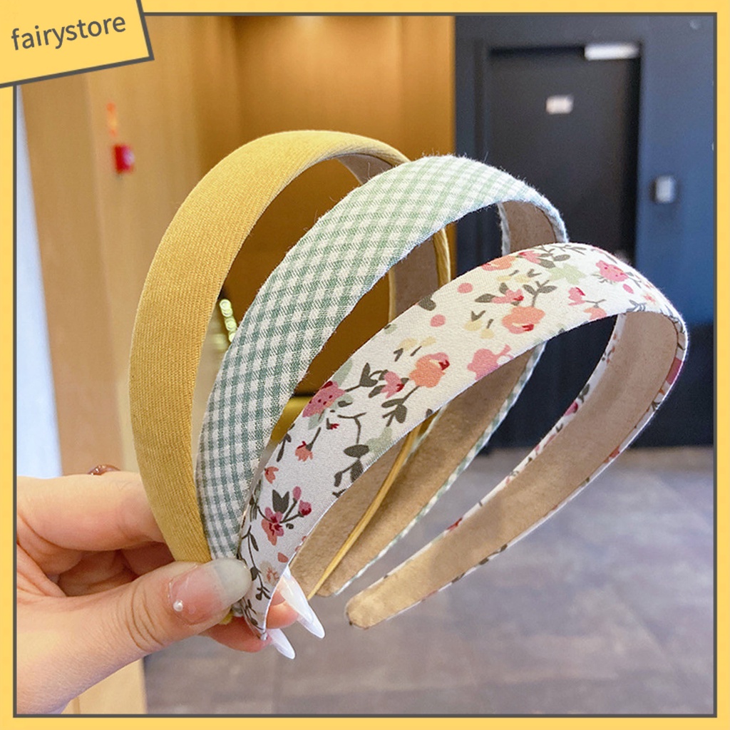 Bộ 3 Kẹp Tóc Chống Trượt Màu Trơn In Họa Tiết Hoa Xinh Xắn Dùng Hàng Ngày