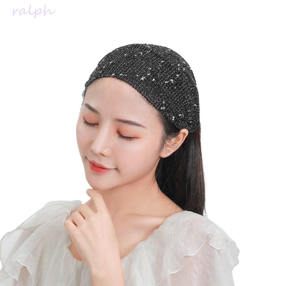 Băng Đô Cài Tóc Rửa Mặt Phối Ren Lưới Họa Tiết Hoa Dành Cho Nữ