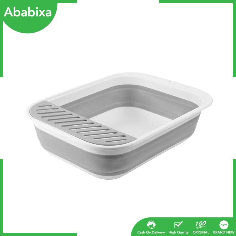 [Ababixa] Hộp Đi Vệ Sinh Bán Nguyệt Gấp Lại Được Nhỏ Gọn Cho Thú Cưng Đi Du Lịch