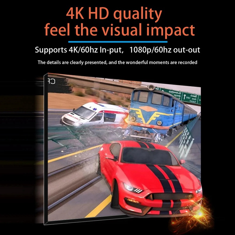 Thẻ Ghi Hình Video Âm Thanh Video HDMI-C + USB 1080P 4K Cho Máy Tính