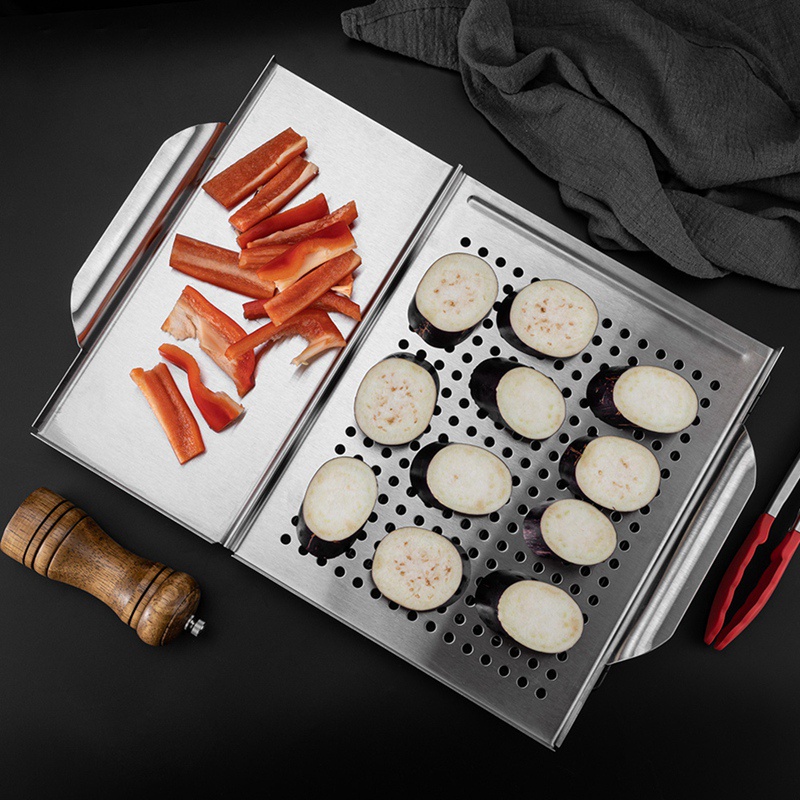 Vỉ Nướng Bbq Có Lỗ Tiện Dụng Cho Hoạt Động Ngoài Trời