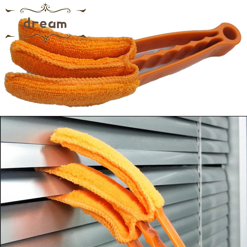 【DREAMLIFE】Keep Your Car Vent Air Conditioner Clean with This Orange Microfiber Cleaning Brush