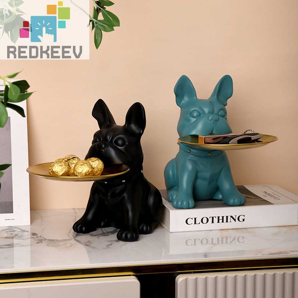 Mô Hình Chó Bull Nghệ Thuật Bằng Nhựa Resin Trang Trí Quán Cà Phê / Cửa Hàng