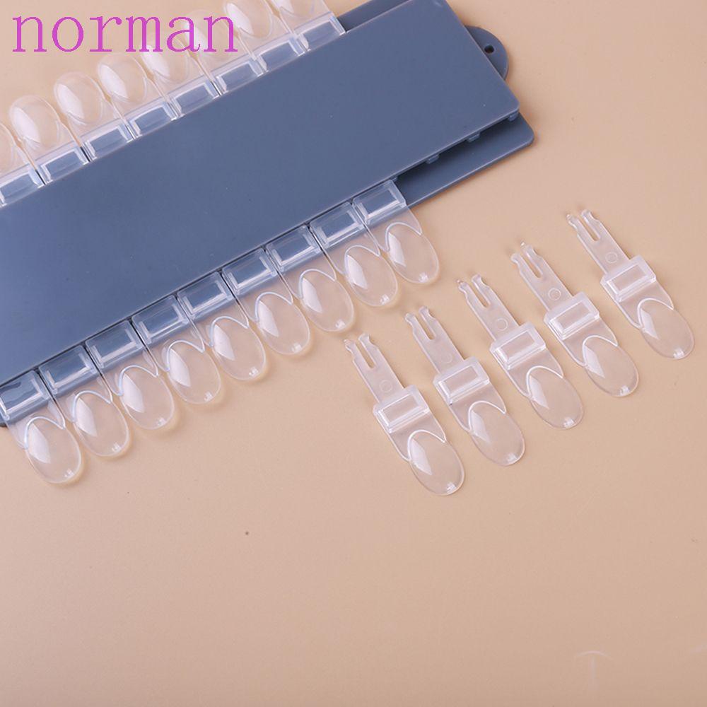 Bảng Màu Trưng Bày Móng Tay Giả NORMAN Màu Sắc Tự Nhiên Chuyên Dụng Cho Salon
