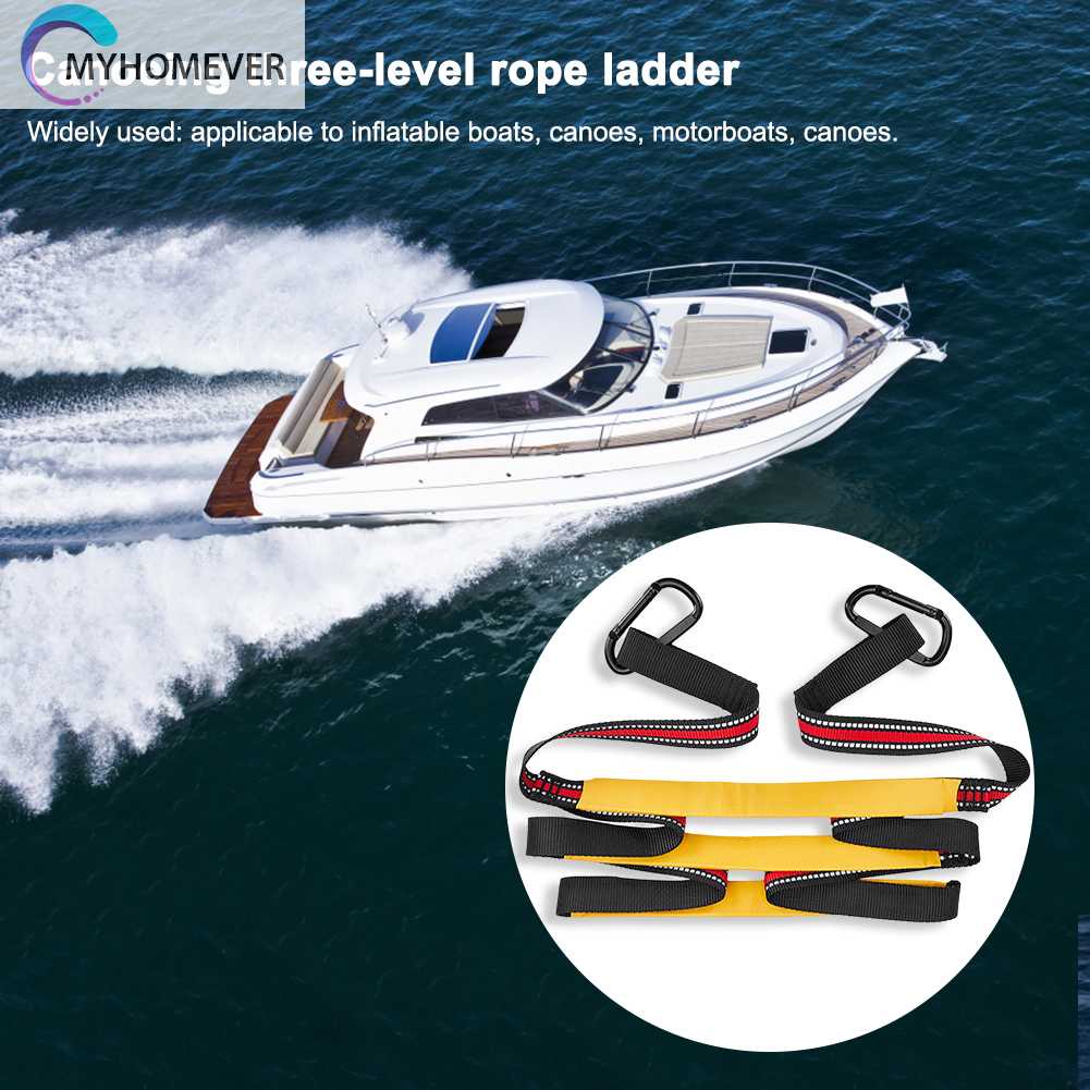 Thang Dây 3 Bậc Tiện Lợi Cho Thuyền Kayak Bơm Hơi