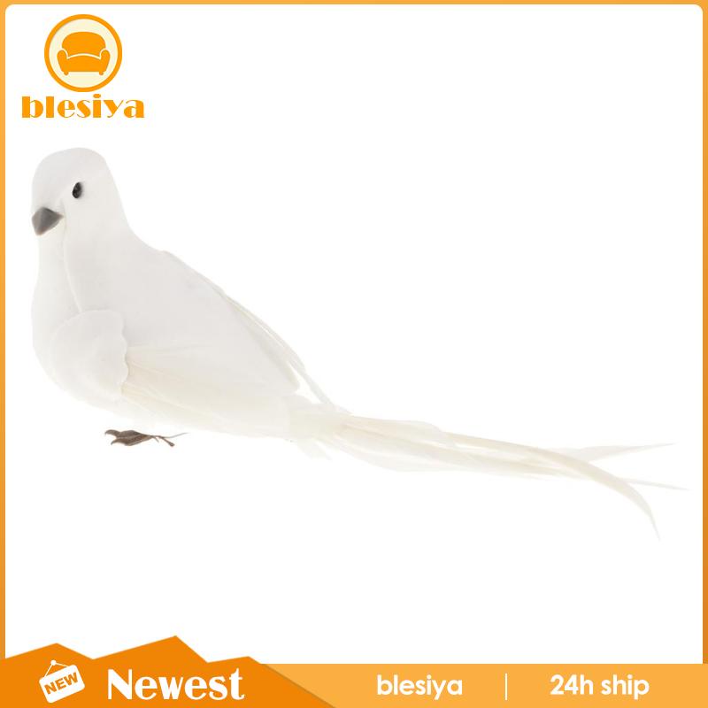 Set 2 Chú Chim Đuôi Dài Nhân Tạo Dùng Trang Trí