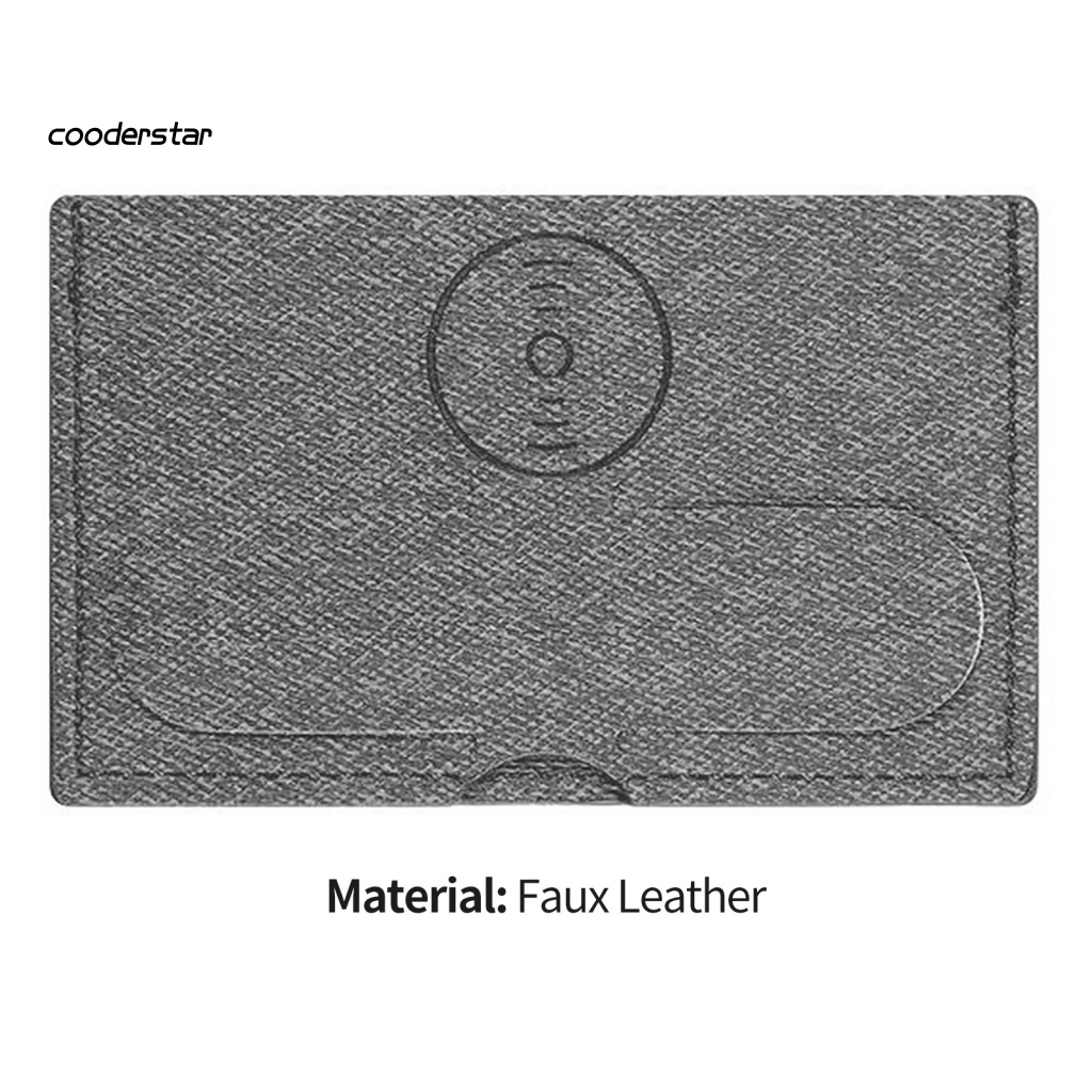 Miếng Dán Điện Thoại Siêu Mỏng Có Ngăn Đựng Thẻ Từ Tính Không Để Lại Dấu Vết