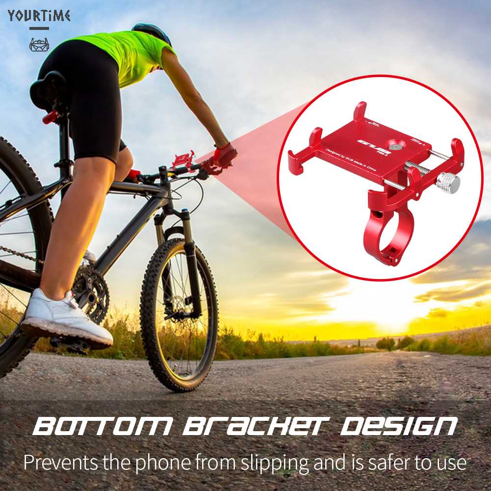 Gub Giá Đỡ Điện Thoại Bằng Hợp Kim Nhôm Gắn Tay Lái Xe Đạp