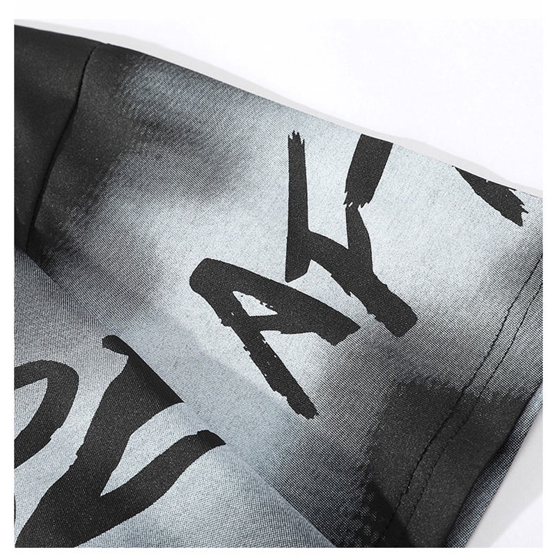 Áo Thun Tay Ngắn Vải Lụa Lạnh In Họa Tiết Thời Trang Mùa Hè Cho Nam