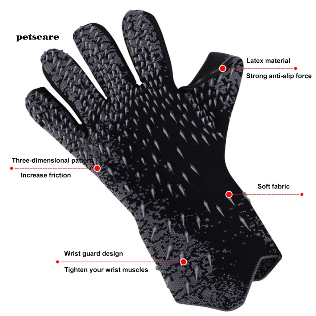 1 Đôi Găng Tay Thủ Môn Thể Thao Bằng Nylon Chống Trượt