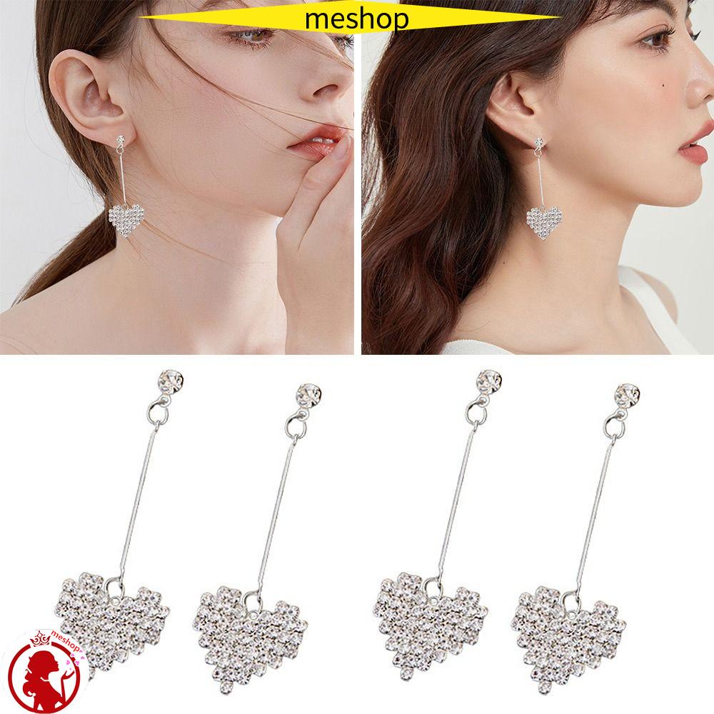 Set 4 Đôi Bông Tai Hình Trái Tim Thời Trang Dành Cho Nữ