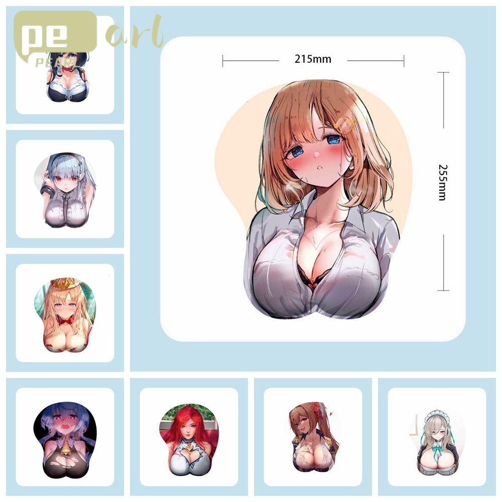 .Miếng Lót Chuột Silicone 3D Có Đệm Cổ Tay Cho Laptop PC