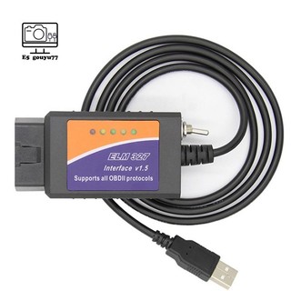 Dây cáp usb chẩn đoán lỗi xe hơi elm 327 v1.5 pic18f25k80 có công tắc cho fccus forscan elm327 obd2