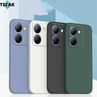 Ốp Điện Thoại Silicone Mềm Nhám Siêu Mỏng Bảo Vệ Ống Kính Máy Ảnh Cho Vivo Y36 Y78 Y78 +