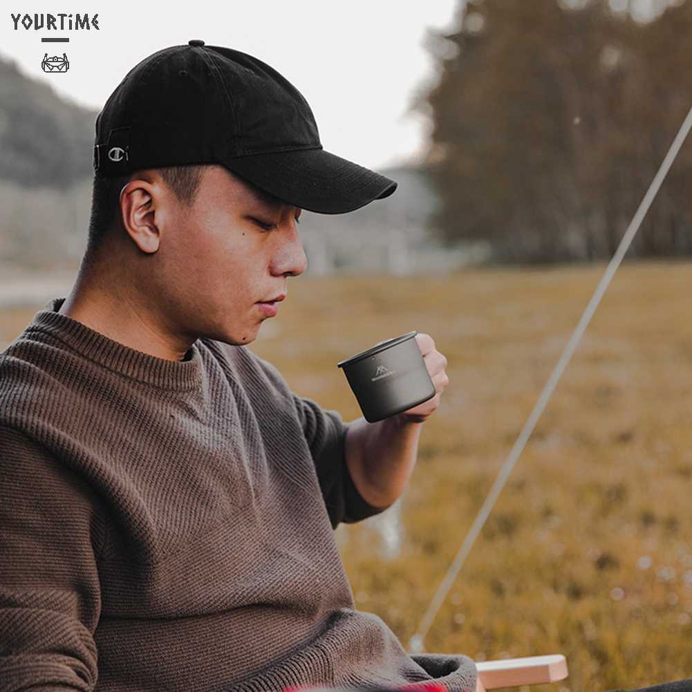 Cốc Uống Nước Có Tay Cầm Có Thể Gập Lại Tiện Dụng Mang Theo Du Lịch Dã Ngoại