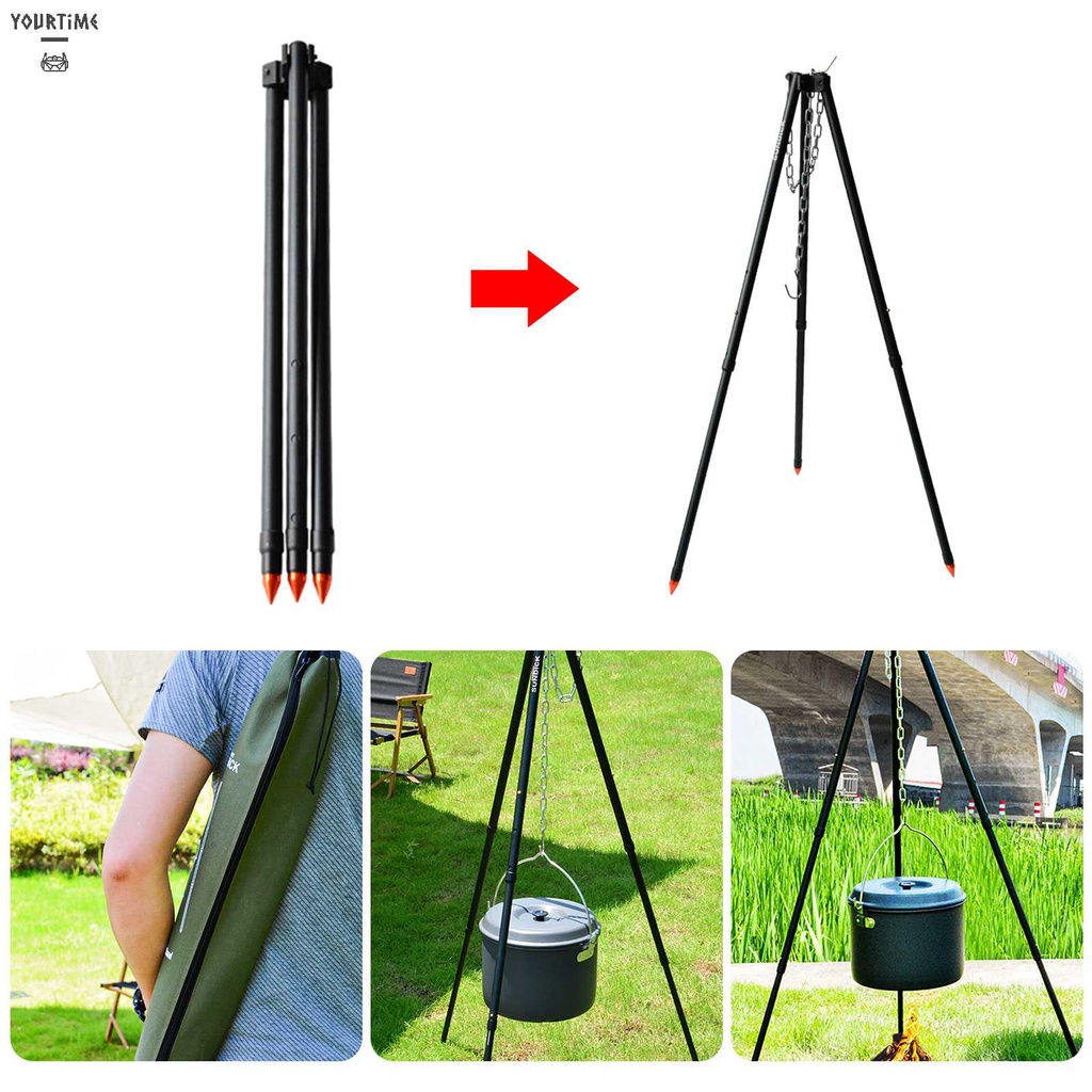 Giá Đỡ Ba Chân 3 Khớp Có Thể Điều Chỉnh Dùng Cắm Trại Dã Ngoại