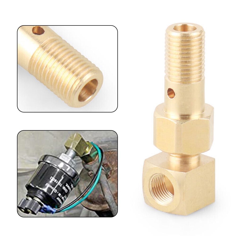 Bộ Chuyển Đổi Áp Suất Nhiên Liệu M12x1.25 Sang 1 / 8-27 NPT Cho Xe Honda Civic