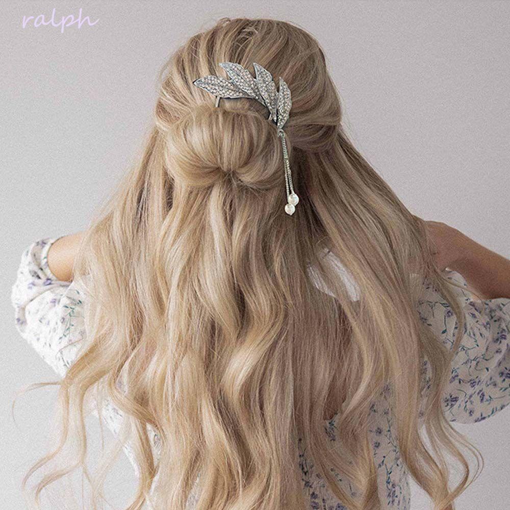 Trâm Cài Tóc Chữ U Bằng Kim Loại Phong Cách Trung Hoa Cổ Điển Cho Cô Dâu