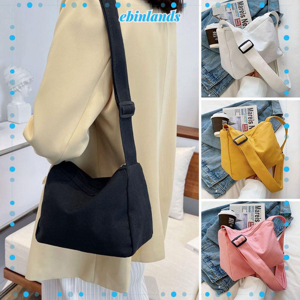 Túi Tote Đeo Vai Cỡ Lớn Thiết Kế Đơn Giản Cho Học Sinh