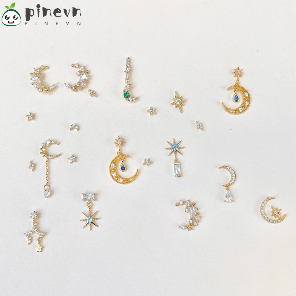 Khuyên Tai Tròn Đính Đá Thời Trang Cho Nữ