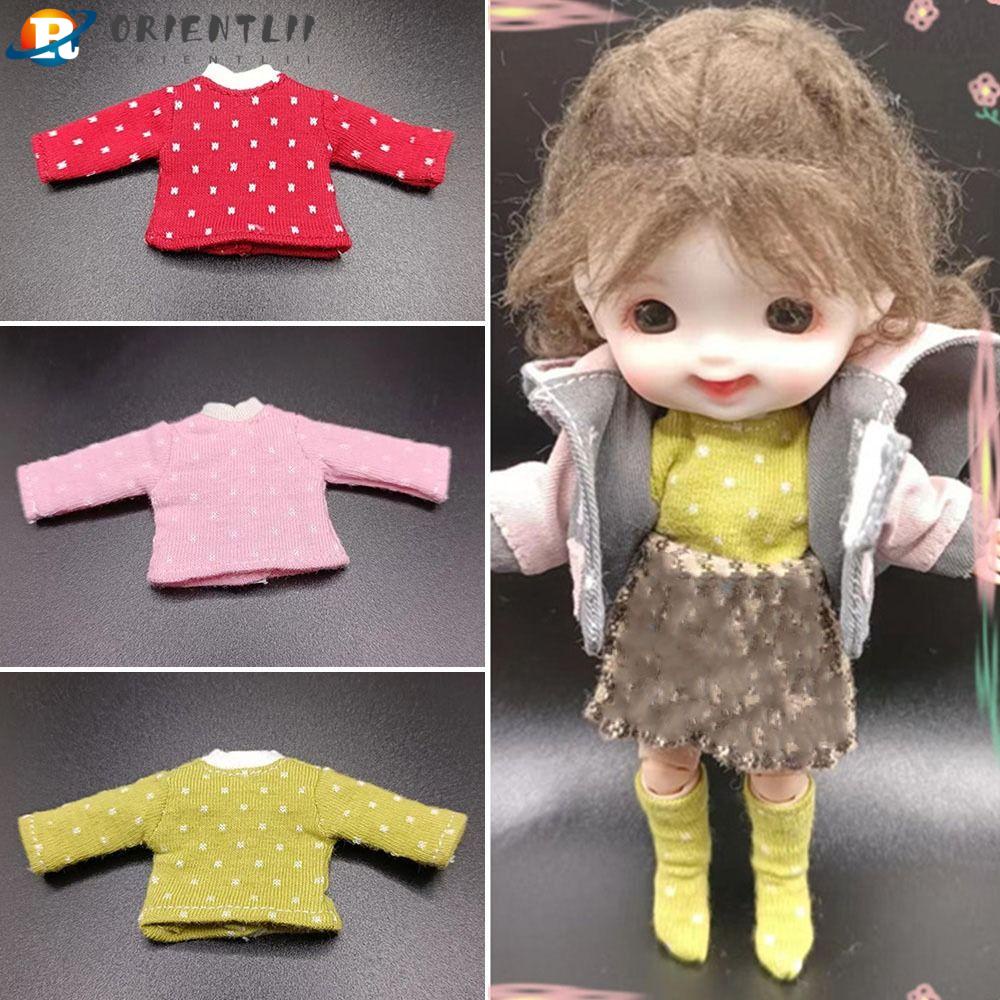 ORIENTLII Áo Thun Cotton Dành Cho Búp Bê 1 / 12BJD 1 / 11 OB11