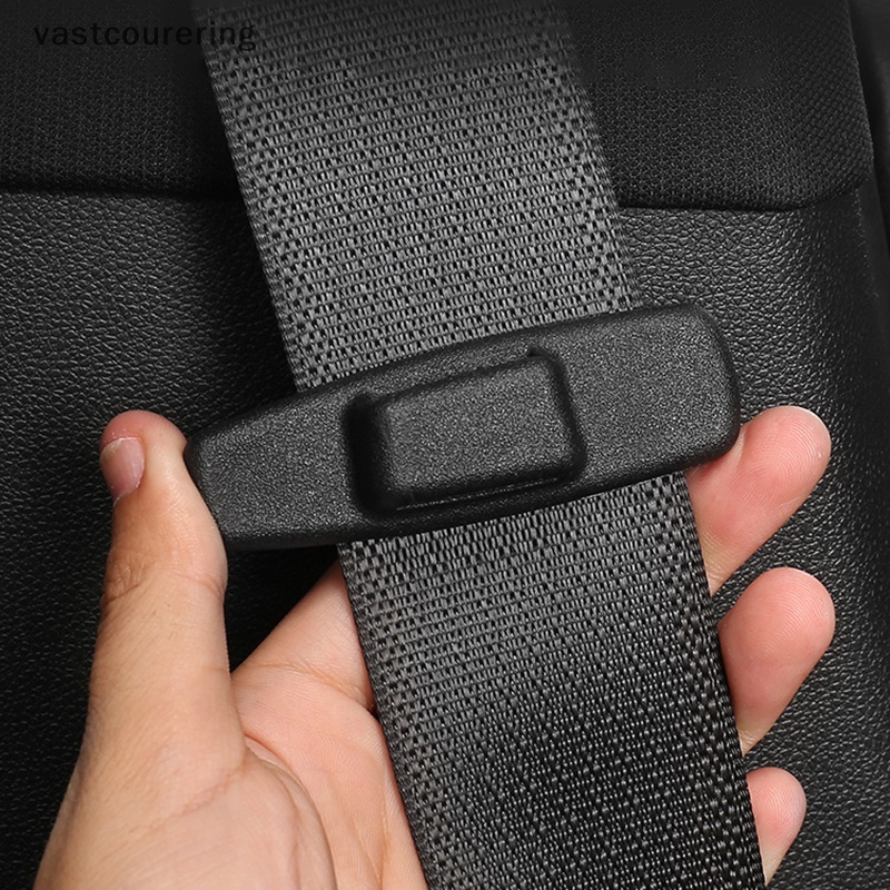 2 Chốt Khóa Dây An Toàn Xe Hơi Bằng Nhựa Có Thể Điều Chỉnh Tiện Dụng