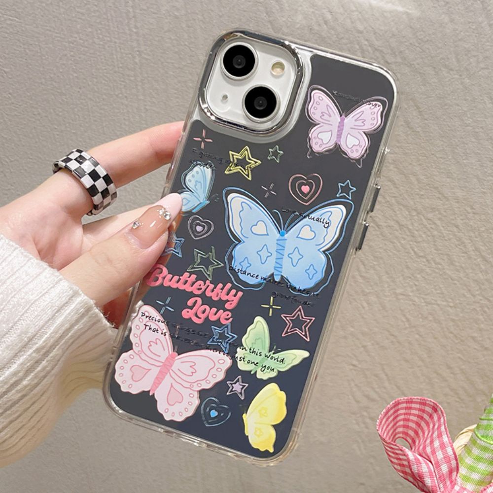 Ốp Điện Thoại TPU Mềm Chống Sốc Tráng Gương Cho IPhone 11 14 13 12 Pro Max