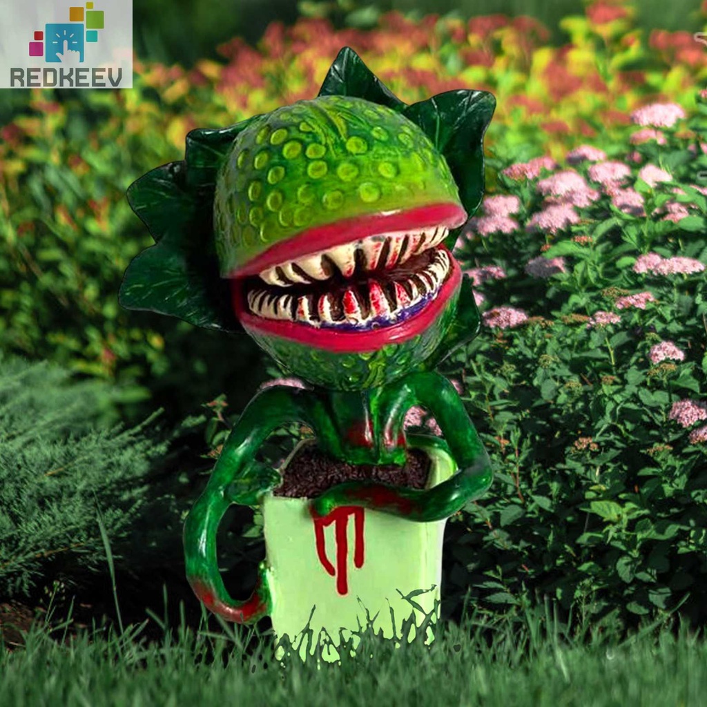 Tượng Nhỏ Bằng Nhựa Resin Điêu Khắc Hoa Thủ Công Trang Trí Sân Vườn