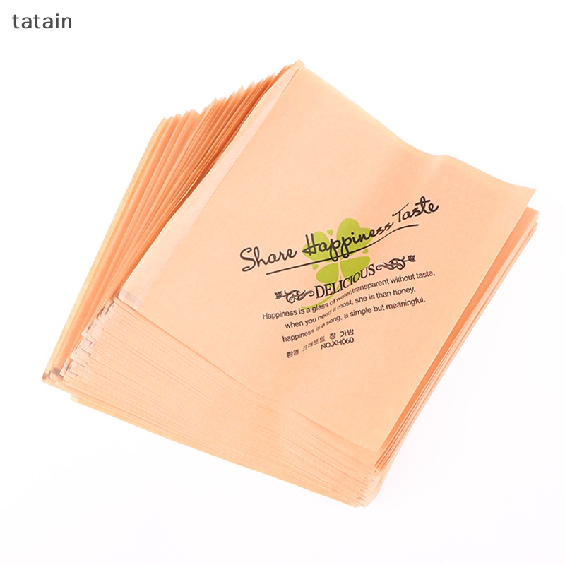 Set 50 Túi Giấy Đựng Bánh Sandwich Tiện Dụng