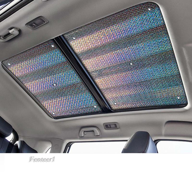 1 [Fenteer1] Bộ 2 Tấm Che Nắng Bằng Kính Trọng Lượng Nhẹ Cho Byd Atto 3 Yuan Plus