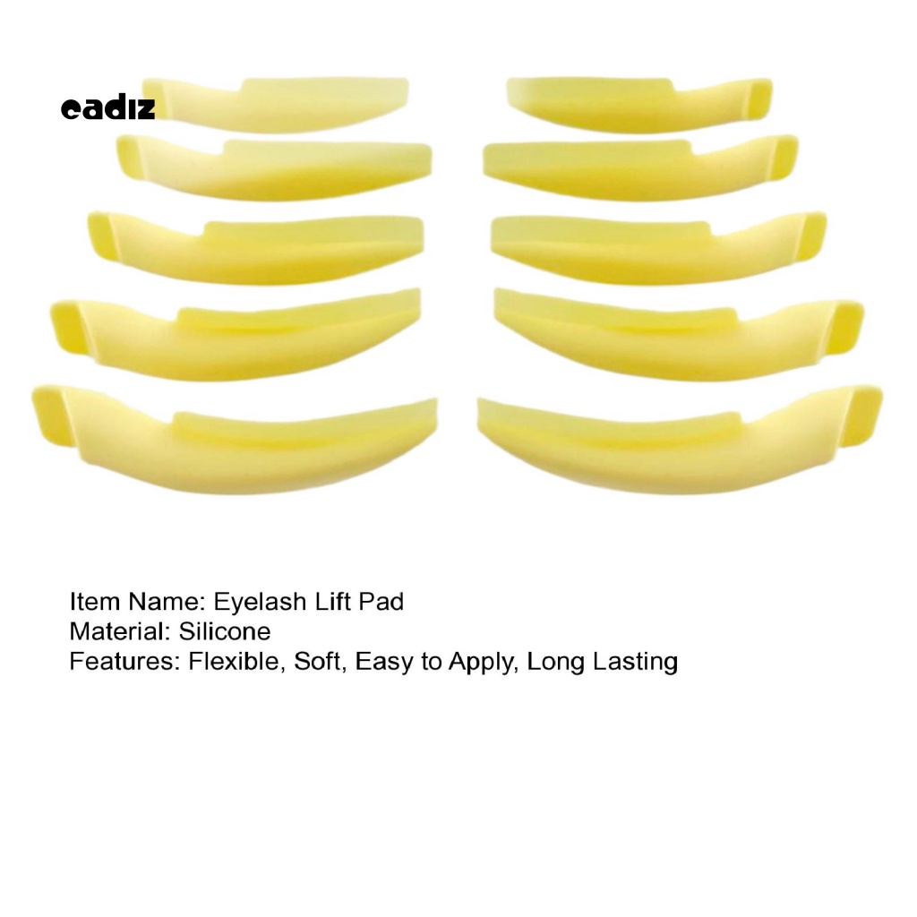 1 Hộp Miếng Đệm Silicon Siêu Mềm Thân Thiện Với Môi Trường Hỗ Trợ Uốn Cong Lông Mi