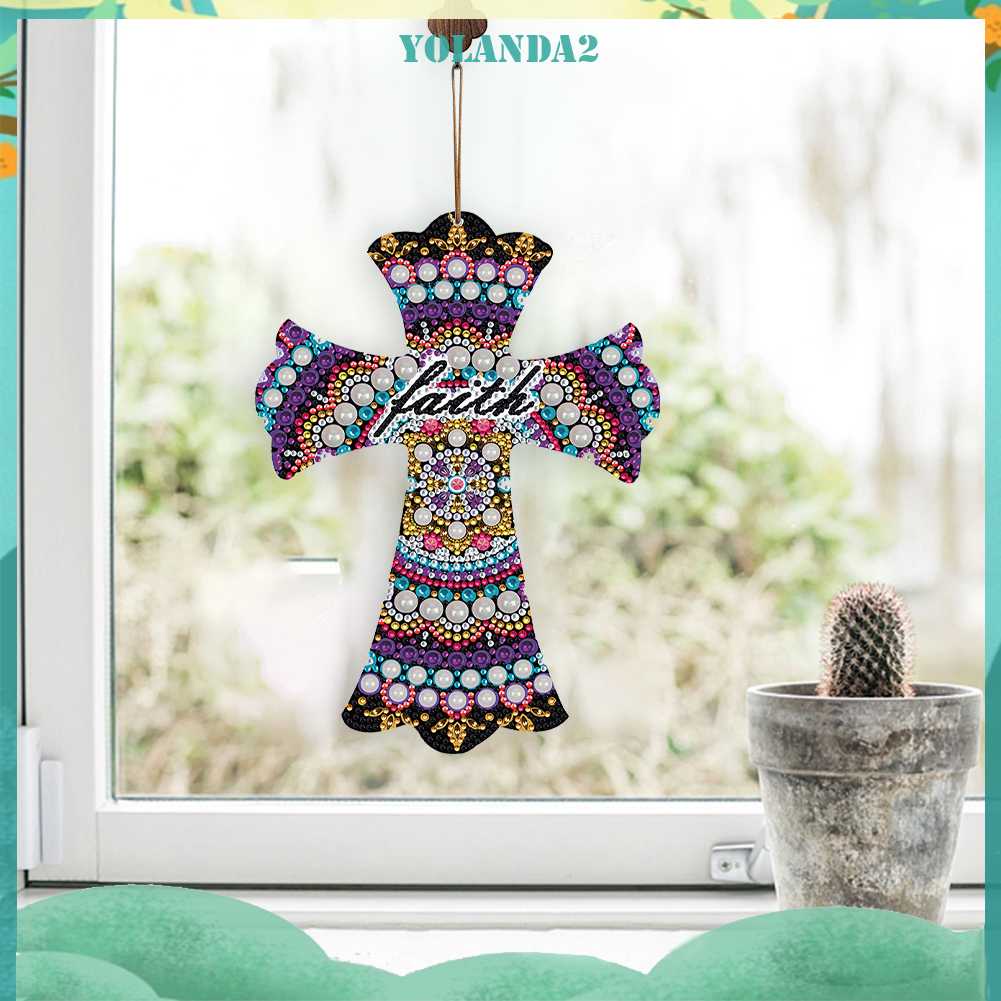 Mặt Dây Chuyền Đính Đá 5D Một Mặt Tự Làm Trang Trí Túi Xách Cho Nữ