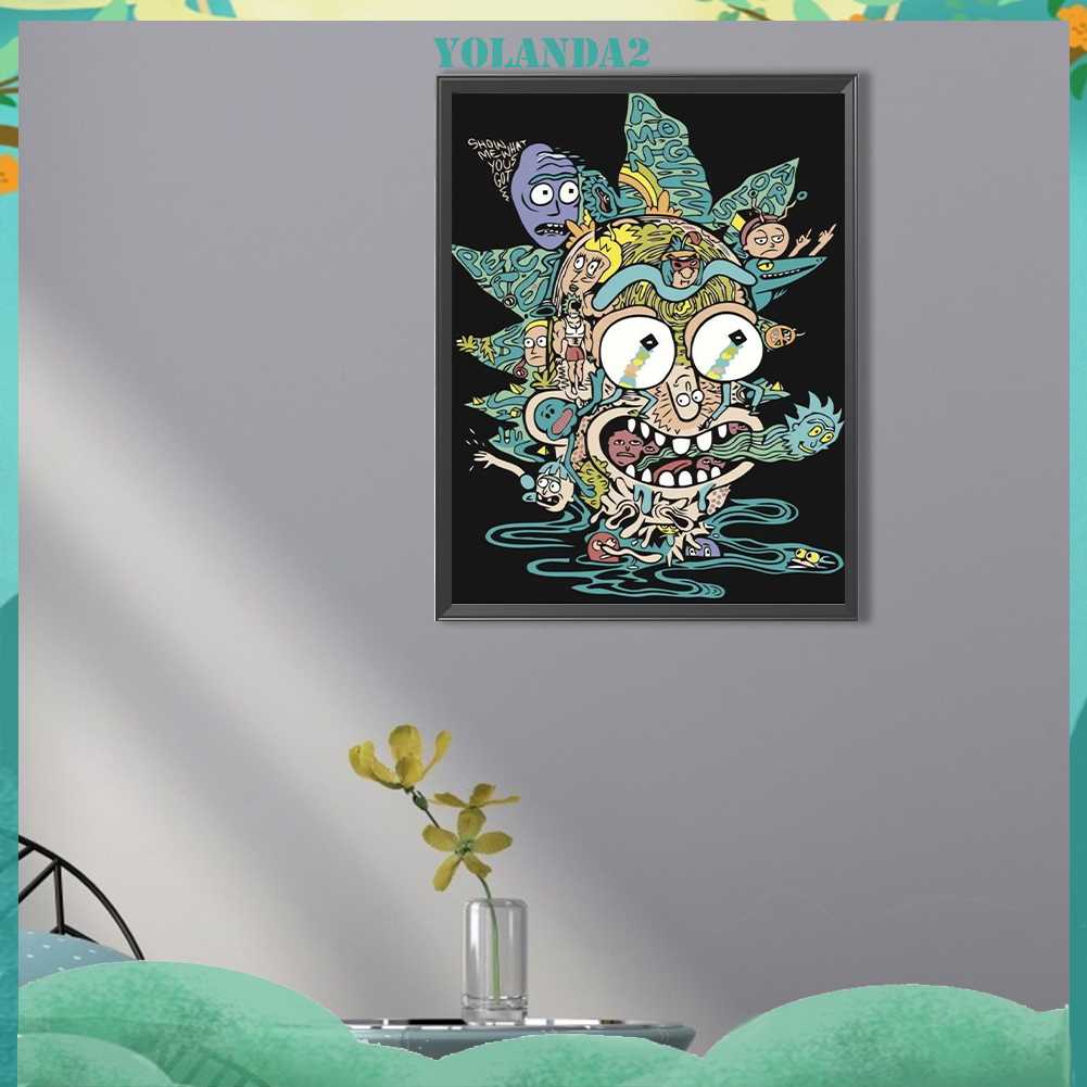 Tranh Đính Đá Kim Cương Toàn Bộ 5D DIY Hình Đầu Lâu