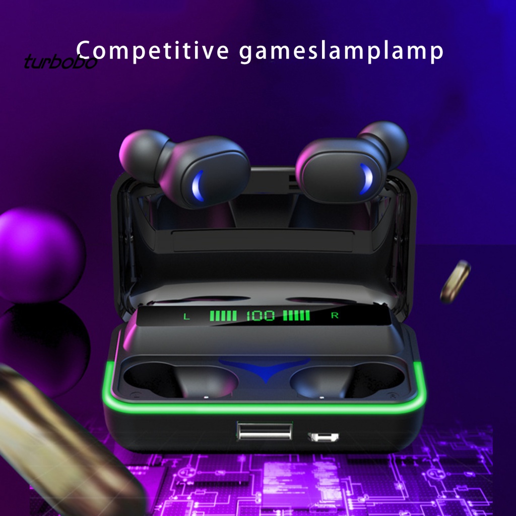 Tai Nghe Thể Thao Không Dây E10 Mega Bass RGB Tích Hợp Đèn Kết Nối Bluetooth 5.1 Chuyên Dụng Chơi Game