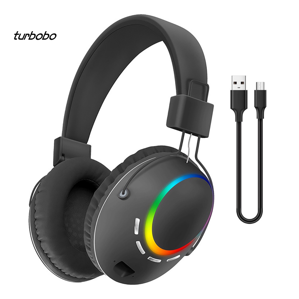 Tai Nghe Thể Thao Không Dây Bo Viền 6D Giảm Tiếng Ồn Thông Minh Có Đèn RGB Kết Nối Bluetooth 5.1