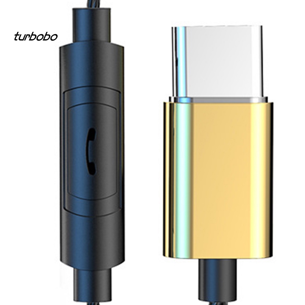 Tai Nghe Nhét Tai Có Dây Turbobobo A1 HiFi HD-C Có Micro Âm Thanh Siêu Trầm Cho Điện Thoại Android iPhone