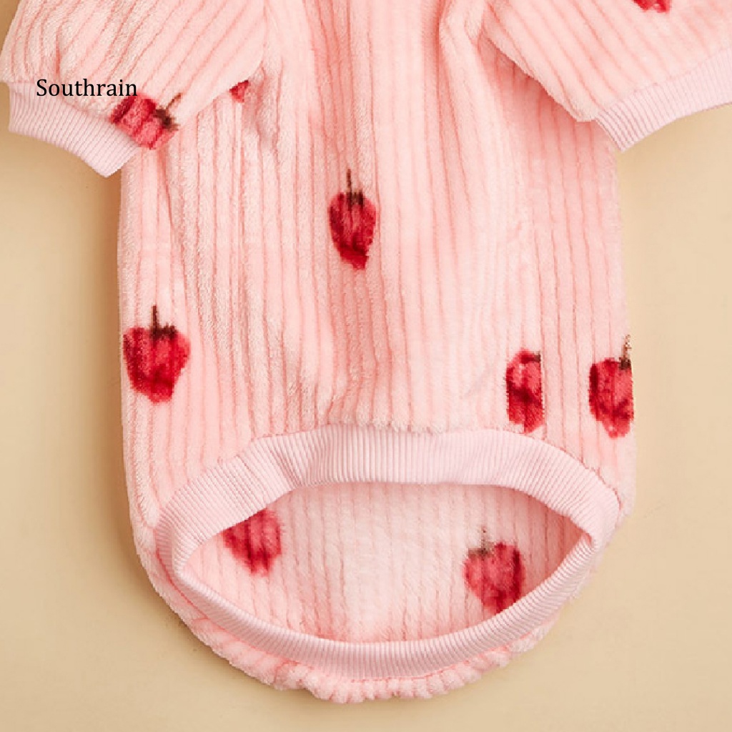 Áo Khoác Polyester In Họa Tiết Hoạt Hình Chống Mài Mòn Thời Trang Thu Đông Cho Thú Cưng