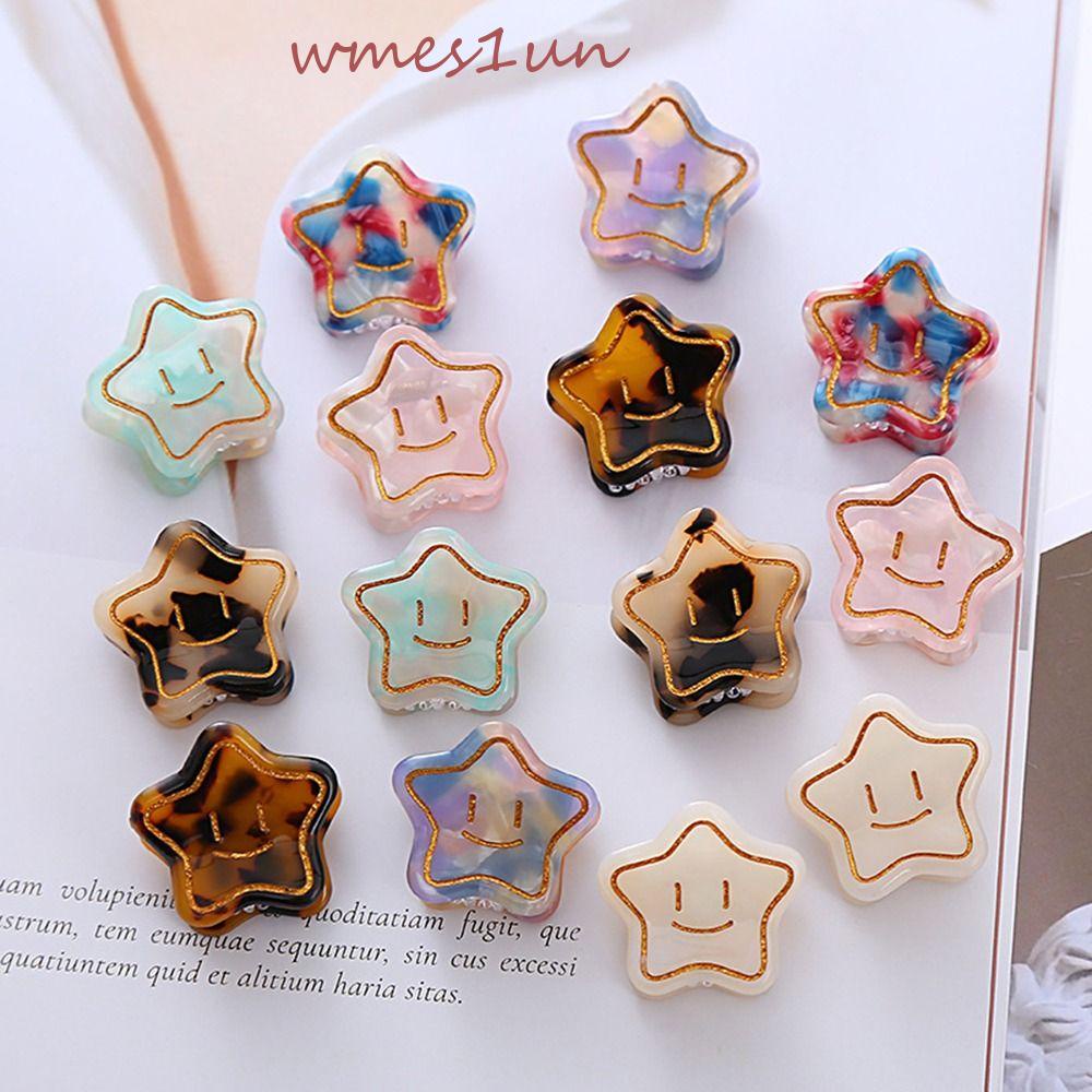 Kẹp Tóc Mini Hình Ngôi Sao Năm Cánh Xinh Xắn WMES15H