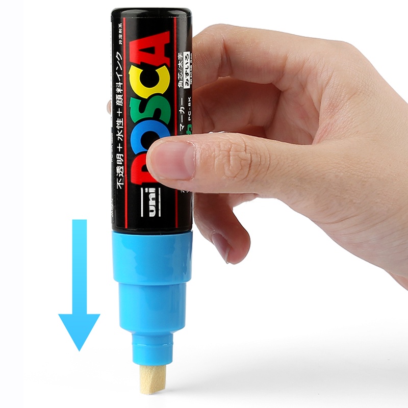 1 Bút Lông Đánh Dấu Uni Posca PC-8K Rộng Ngòi 8mm Có 15 Màu