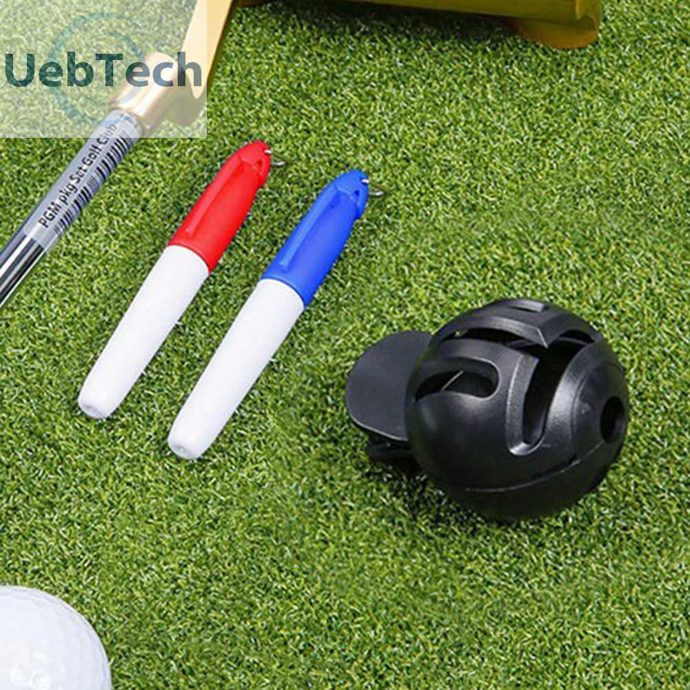 Dụng Cụ Đánh Dấu Vị Trí Bóng Golf Hai Mặt Kèm Bút Đánh Dấu