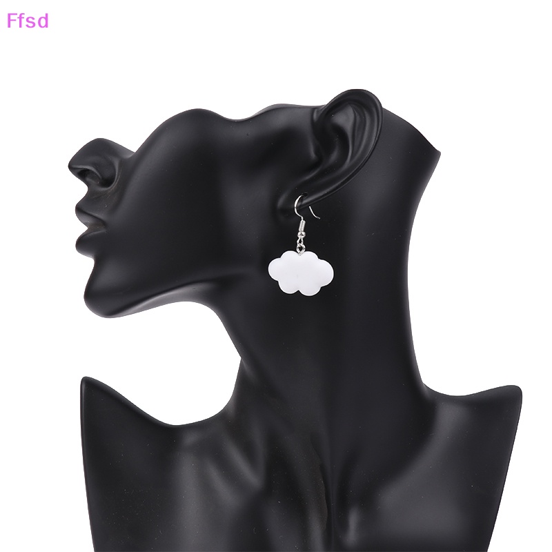 {Ffsd} Bộ Khuyên Tai Hình Học / Trái Tim / Bướm Nhiều Màu Dễ Thương Hợp Thời Trang Làm Quà Tặng Cho Nữ